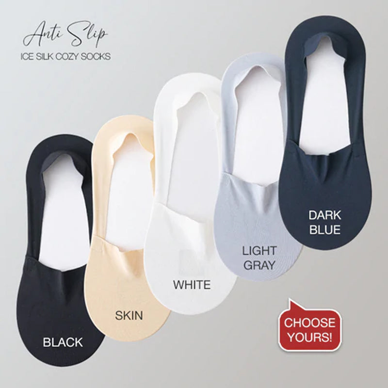 Invisible Non-slip Ice Silk Socks