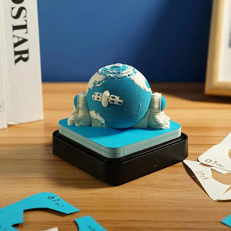 3D Paper Sculpture Artistic Calendar 2024