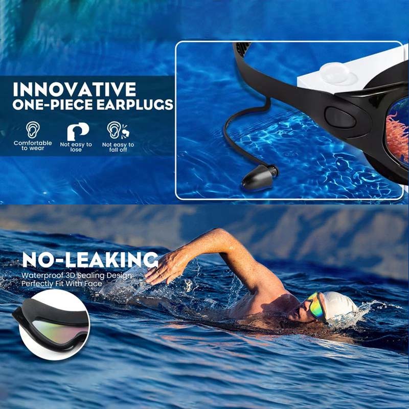 Wide View Anti Fog Swimming Goggles