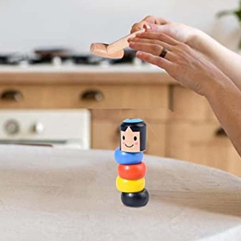 Unbreakable Wooden Man Magic Toy