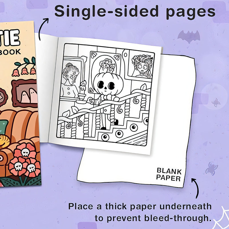 Spooky Cutie: Coloring Book for Adults and Teens