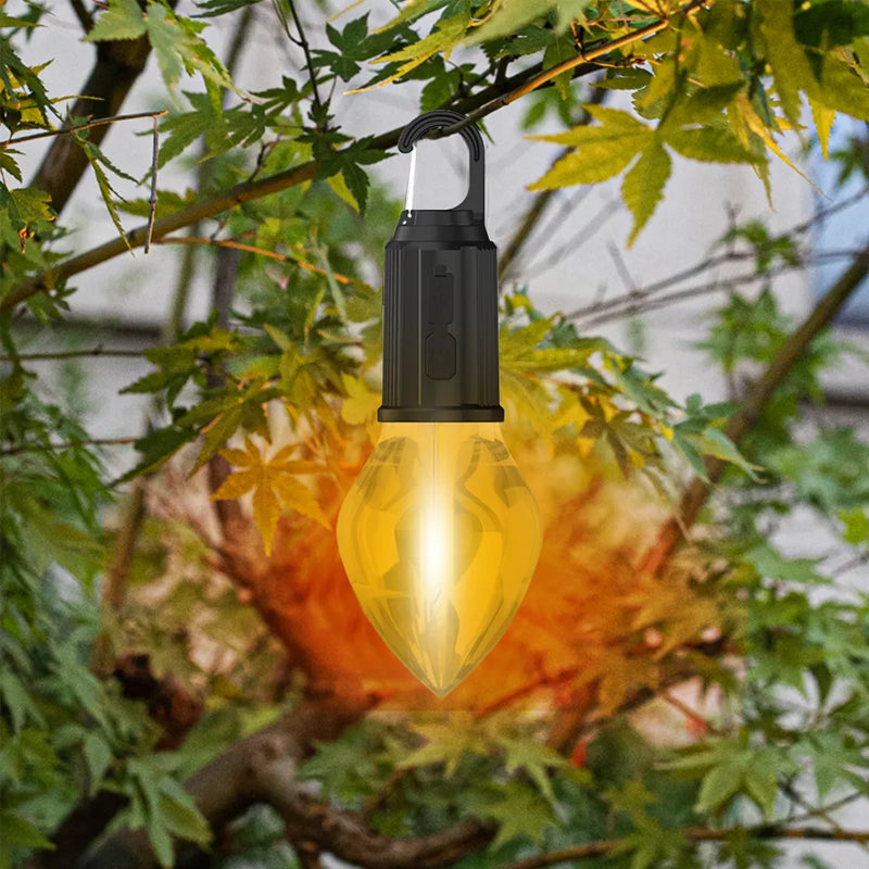 Outdoor Camping Hanging Type-C Charging Retro Bulb Light