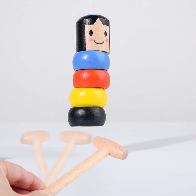 Unbreakable Wooden Man Magic Toy