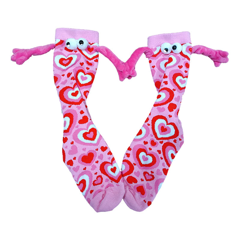 Couple Love Magnet Holding Hands Socks