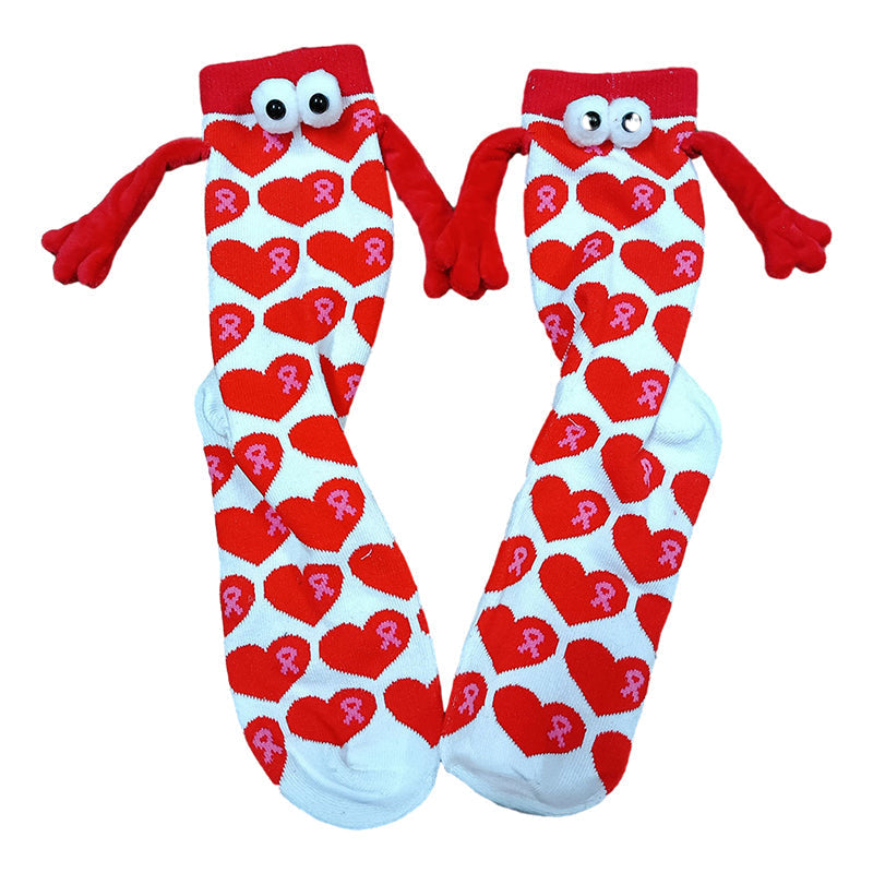 Couple Love Magnet Holding Hands Socks