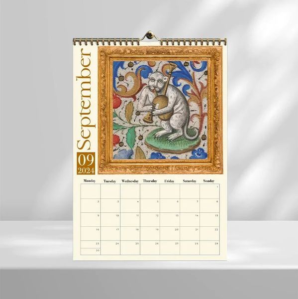 Weird Medieval Dogs 2024 Calendar