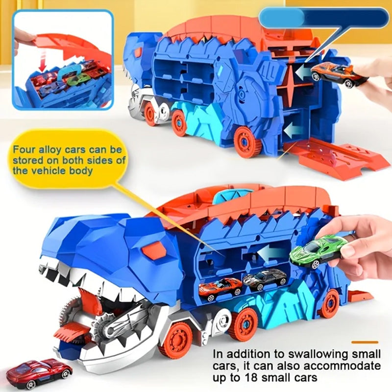 Transport Dinosaur Truck with Foldable Sliding