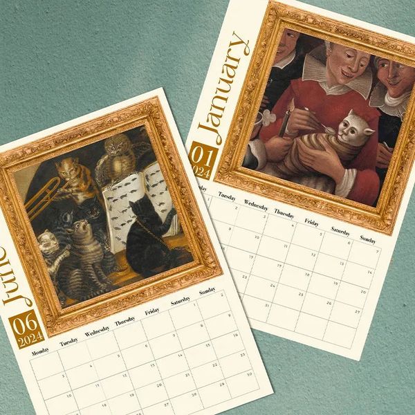 Weird Medieval Dogs 2024 Calendar