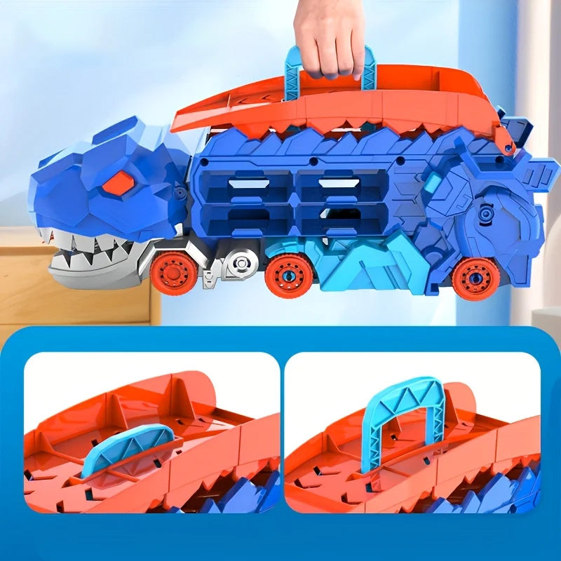 Transport Dinosaur Truck with Foldable Sliding