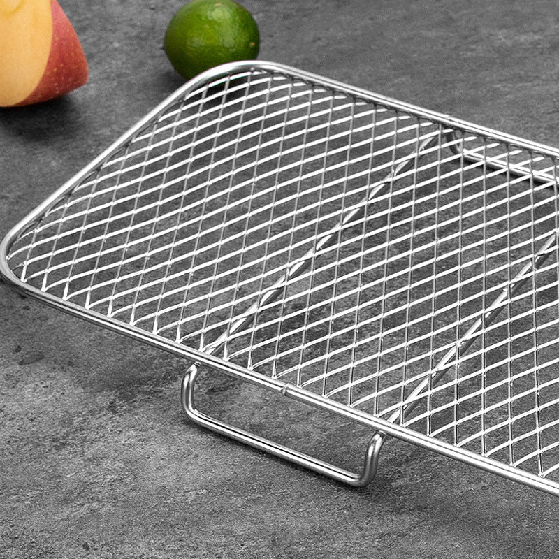 Stainless steel three-layer grill