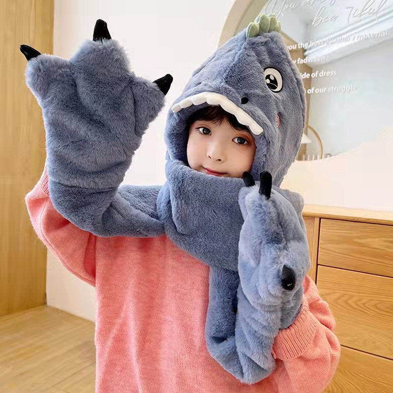 Cute Bear Plush Bib For Adult And Child