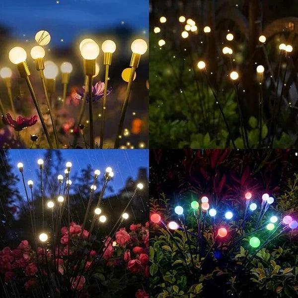 Solar Garden LED Firefly Plug-in Light