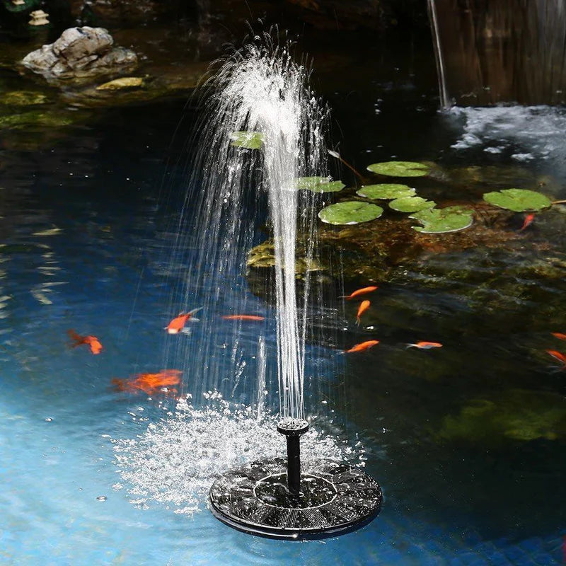 Lotus Shaped Solar Fountain Pond Decorative