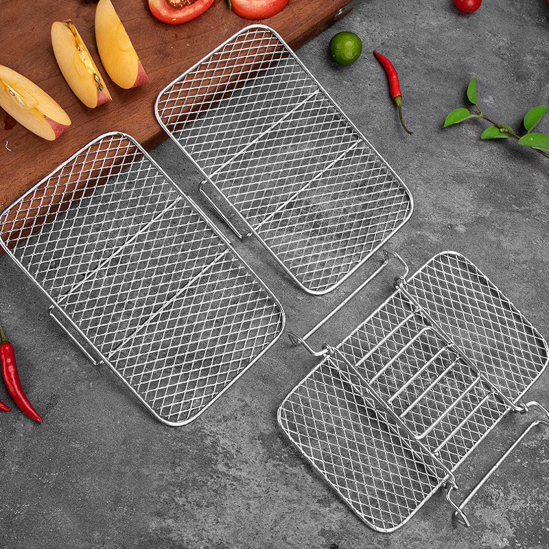 Stainless steel three-layer grill