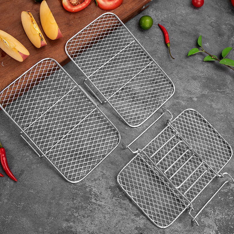 Stainless steel three-layer grill