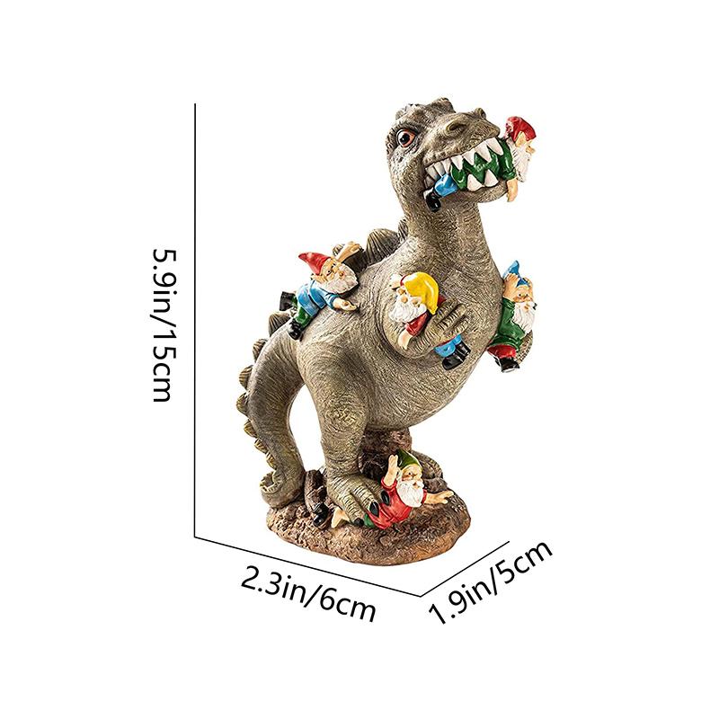 Dinosaur dwarf ornaments