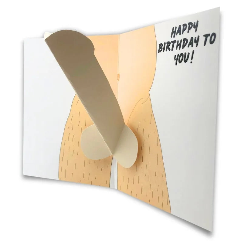 😂Hilarious Pop Up Dick Birthday Card Gift