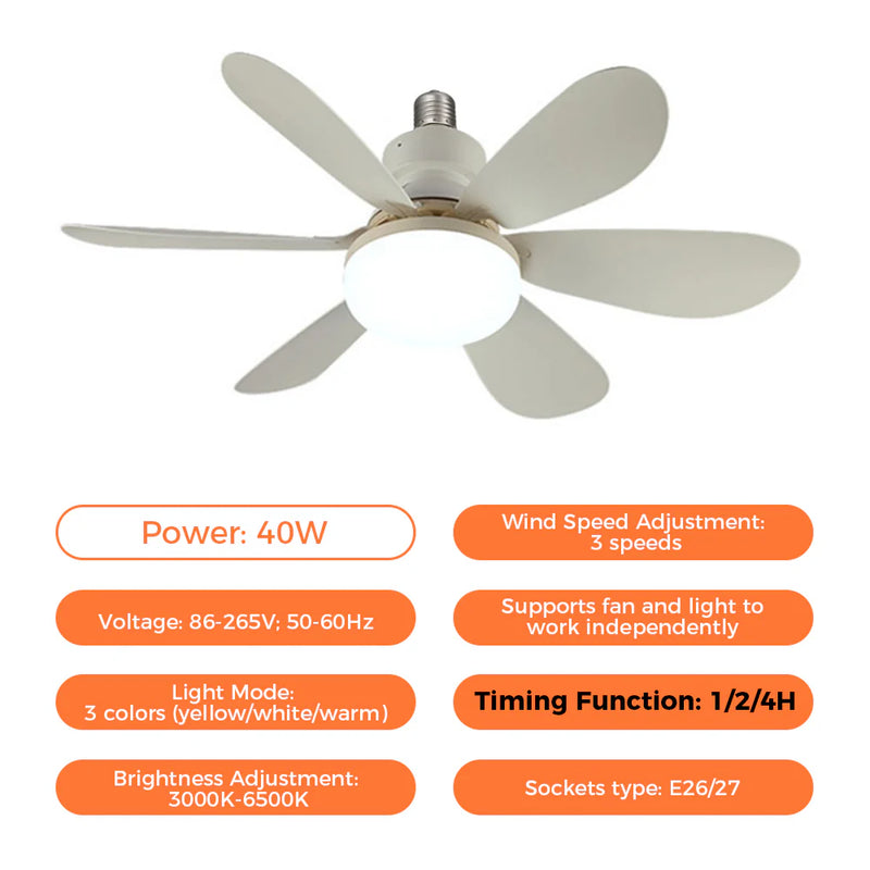 New Ceiling Fan with LED Light