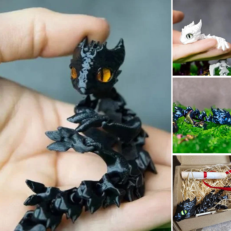 3D Printed Mini Cute Dragon