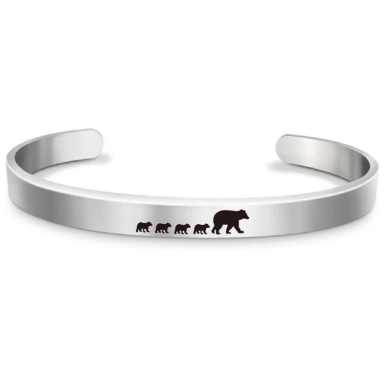 Mama Bear Bracelet Bangle