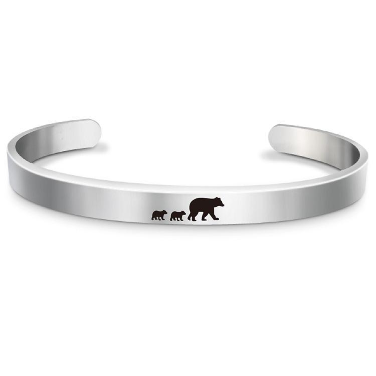 Mama Bear Bracelet Bangle