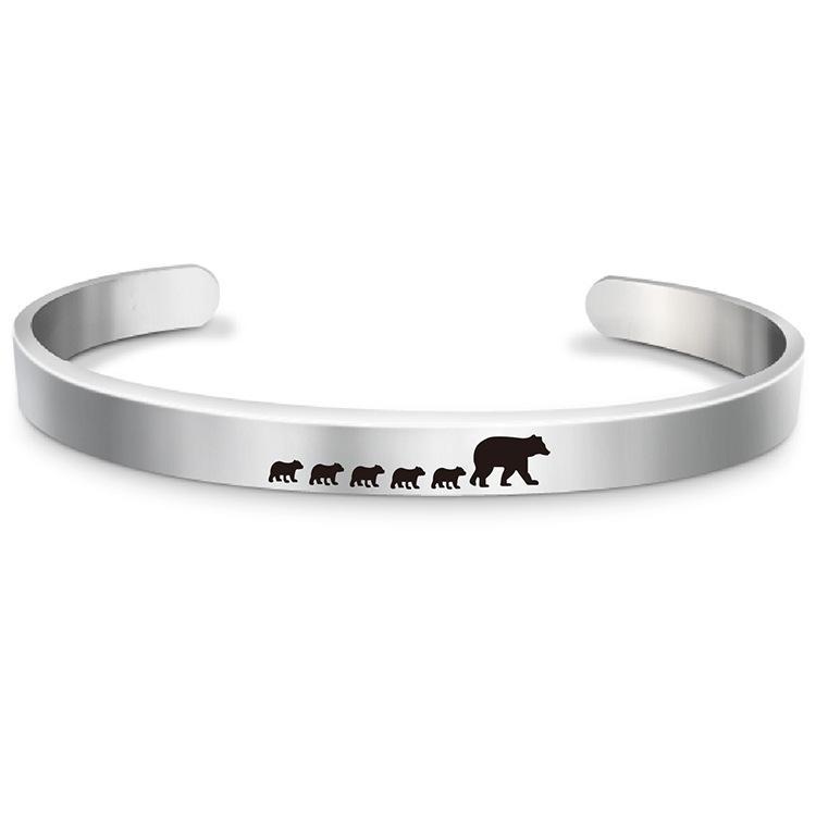 Mama Bear Bracelet Bangle