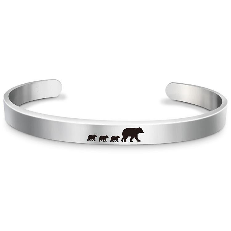 Mama Bear Bracelet Bangle