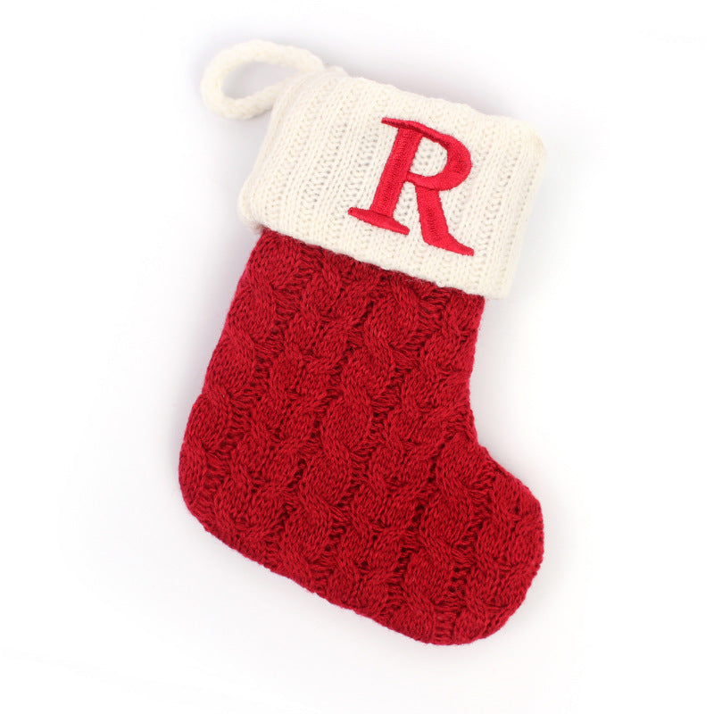 Christmas Letter Gift Socks