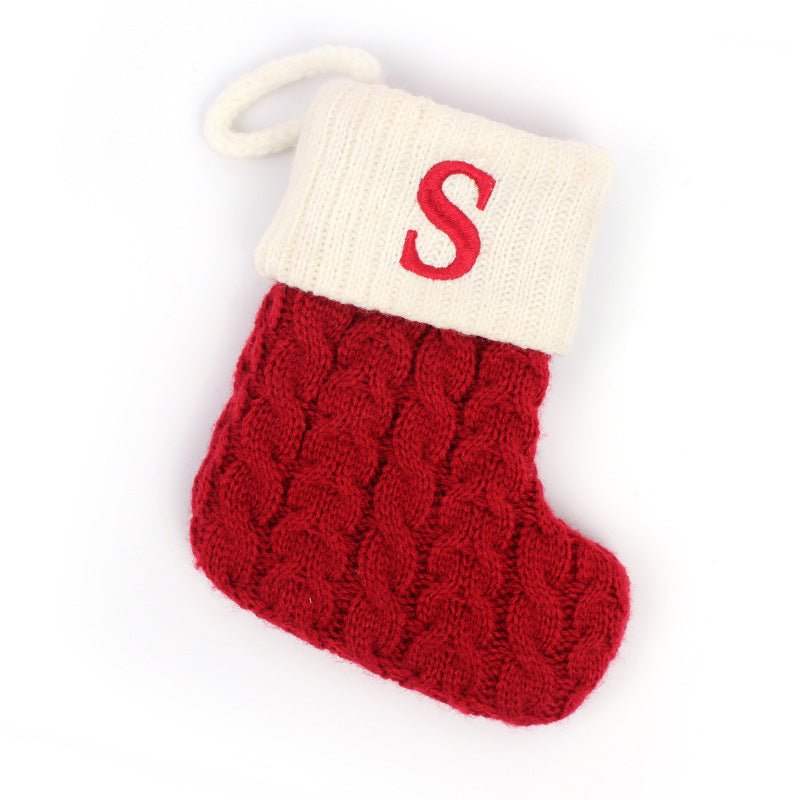 Christmas Letter Gift Socks