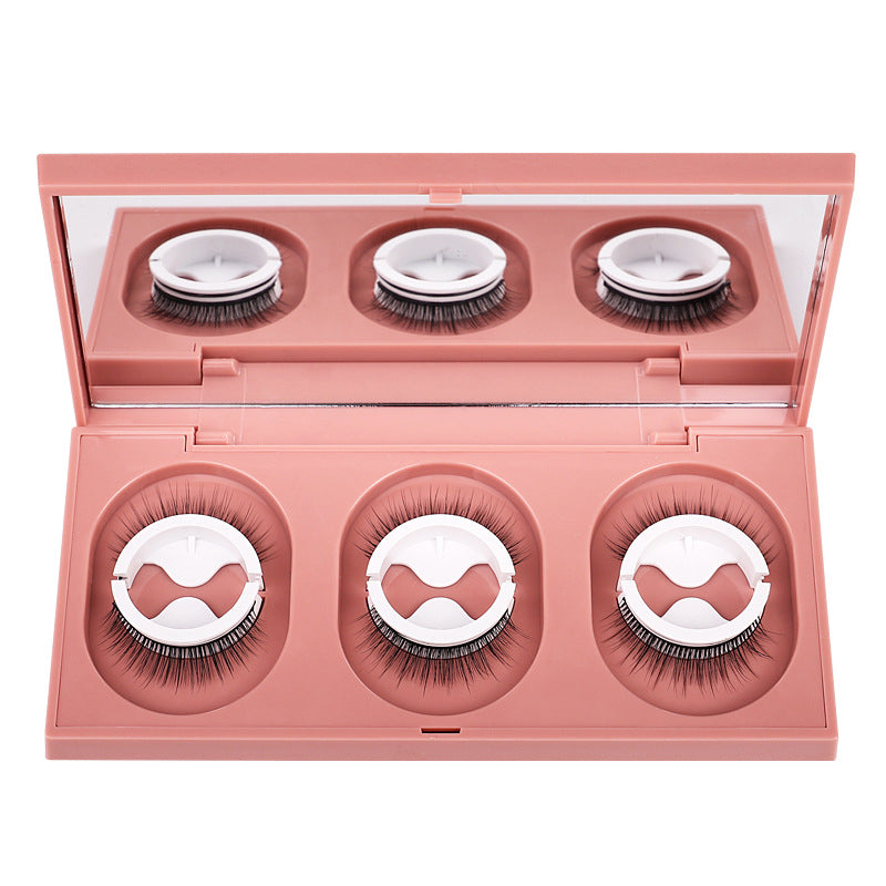 Glue-free Self-adhesive False Eyelashes(3 pairs)