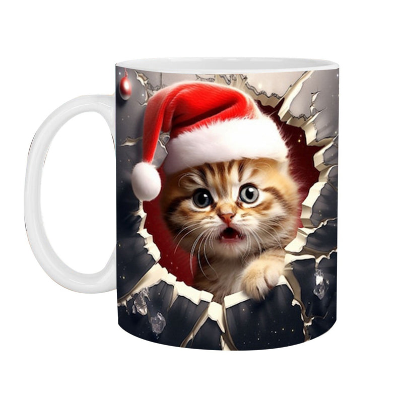 3D Christmas Hot Cocoa Inflated Mug