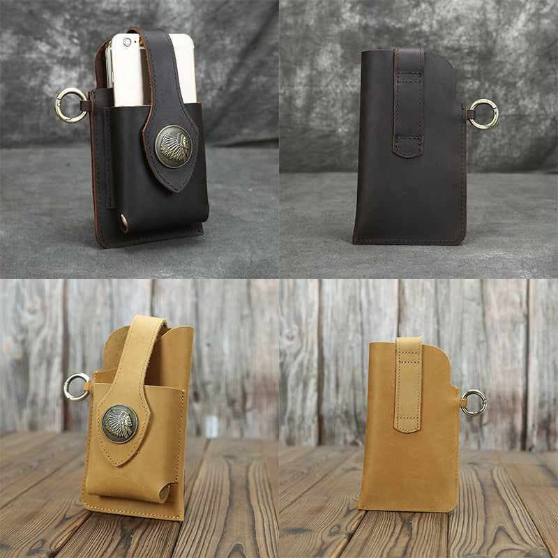 Multifunctional Leather Mobile Phone Bag