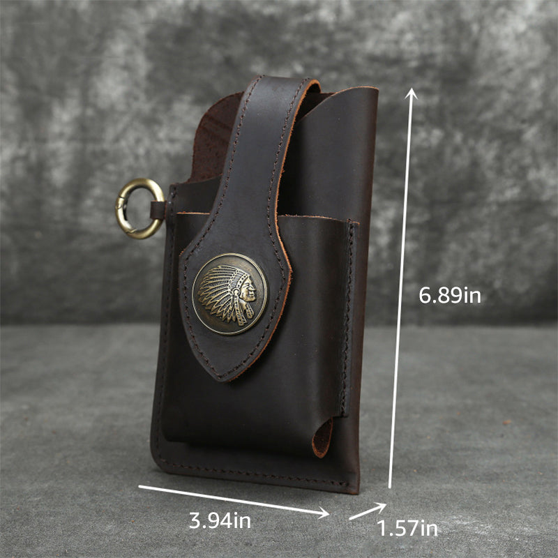 Multifunctional Leather Mobile Phone Bag