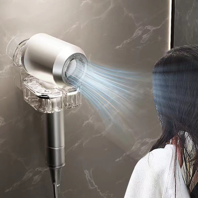 Rotating Hair Dryer Rack Punch-Free