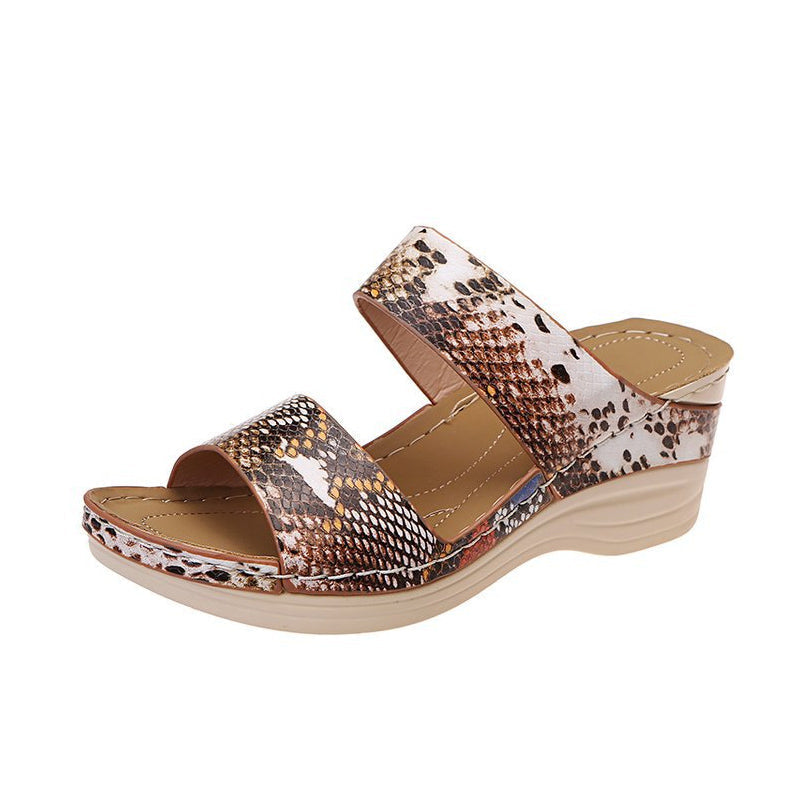 Women's Animal Print Casual Sandals