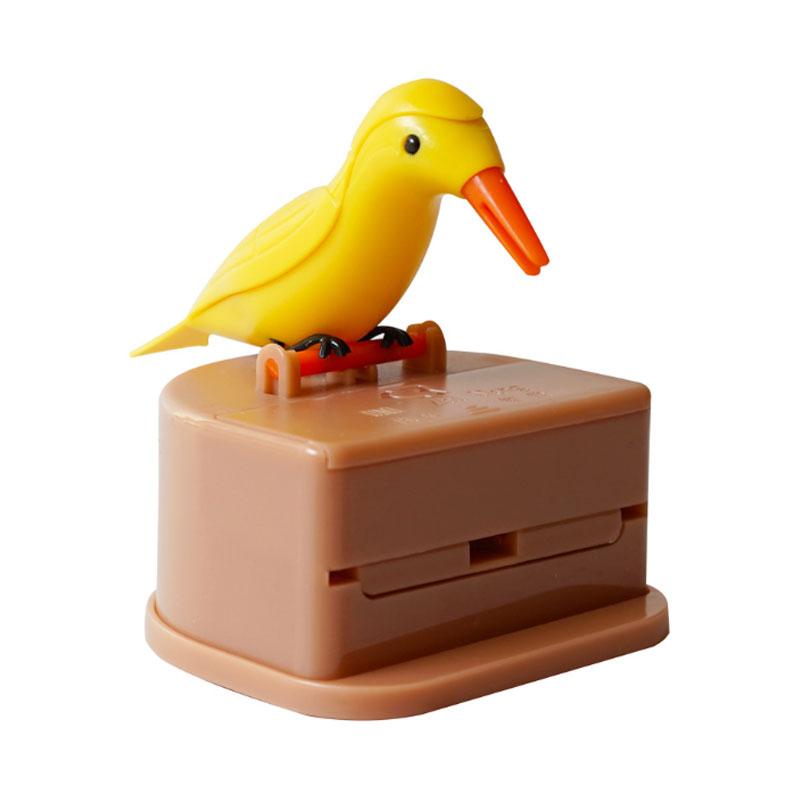 Creative Automatic Toothpick Box Cartoon Bird