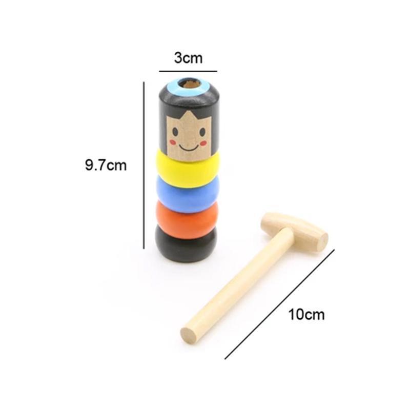 Colorfox™Unbreakable wooden Man Magic Toy