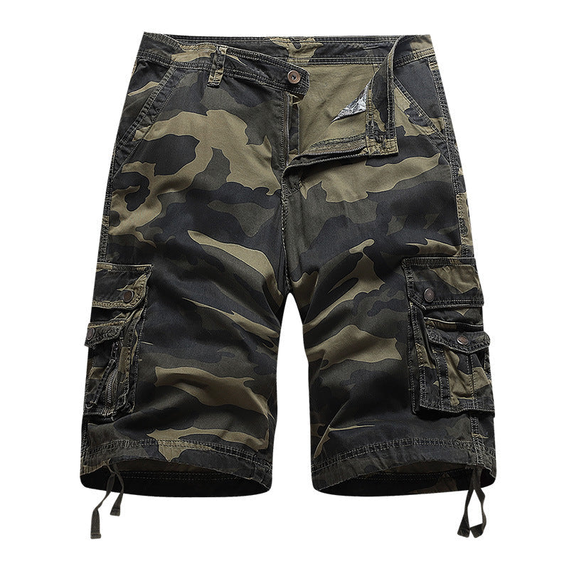 Men’s Loose Cargo Shorts with Big Pocket