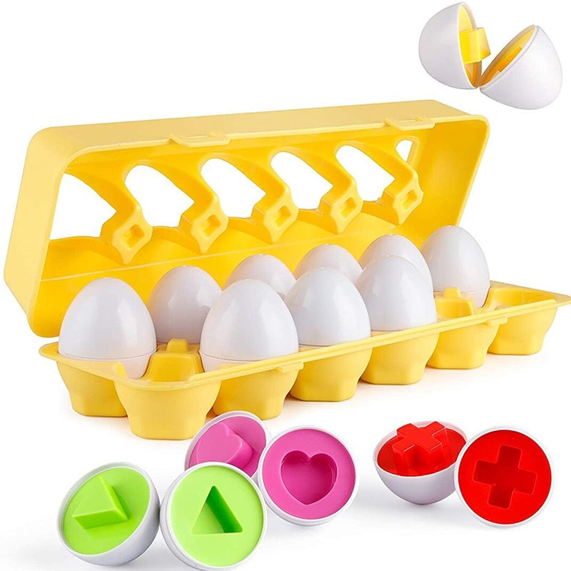 Color & Shapes Matching Egg Set