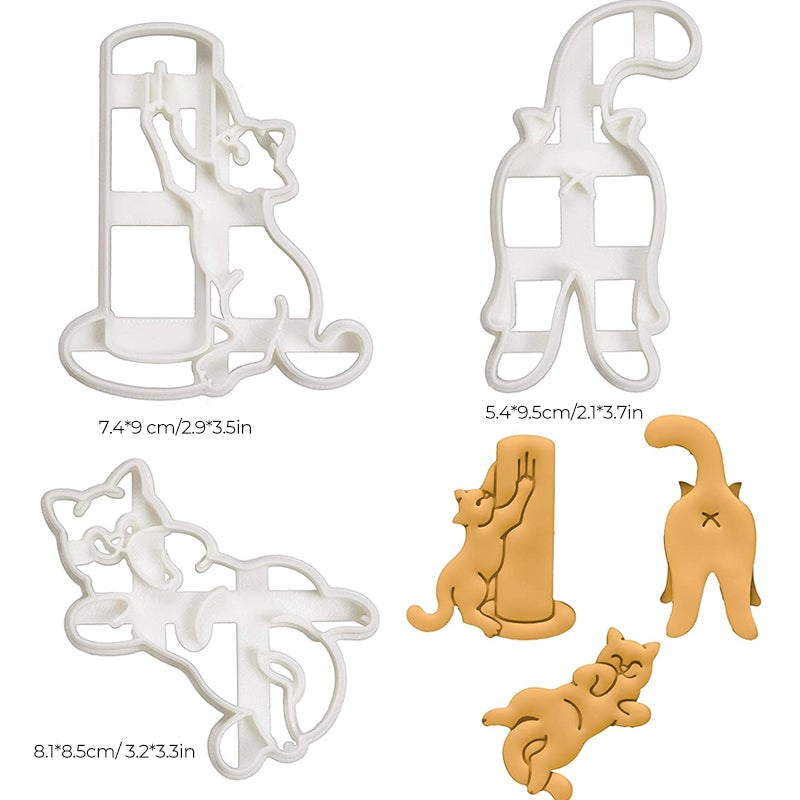 Cat Cookie Cutter Template