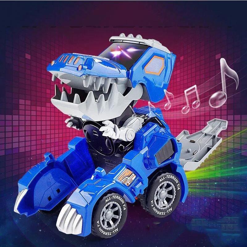 Universal Colorful Dinosaur Deformation Car