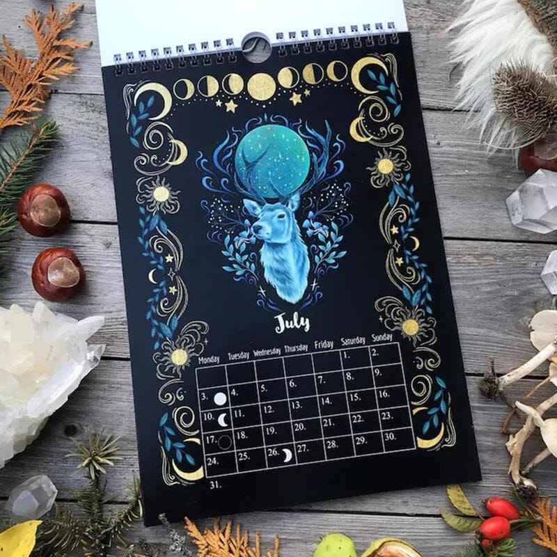 2023 Dark Forest Lunar Calendar Mysterious Animals Calendar