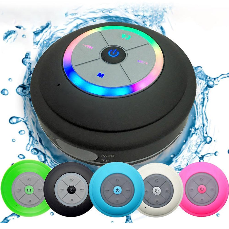 Waterproof Bluetooth Speaker with LED Lights
