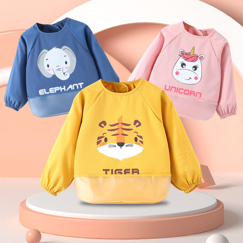 Waterproof Cartoon Smock for Children