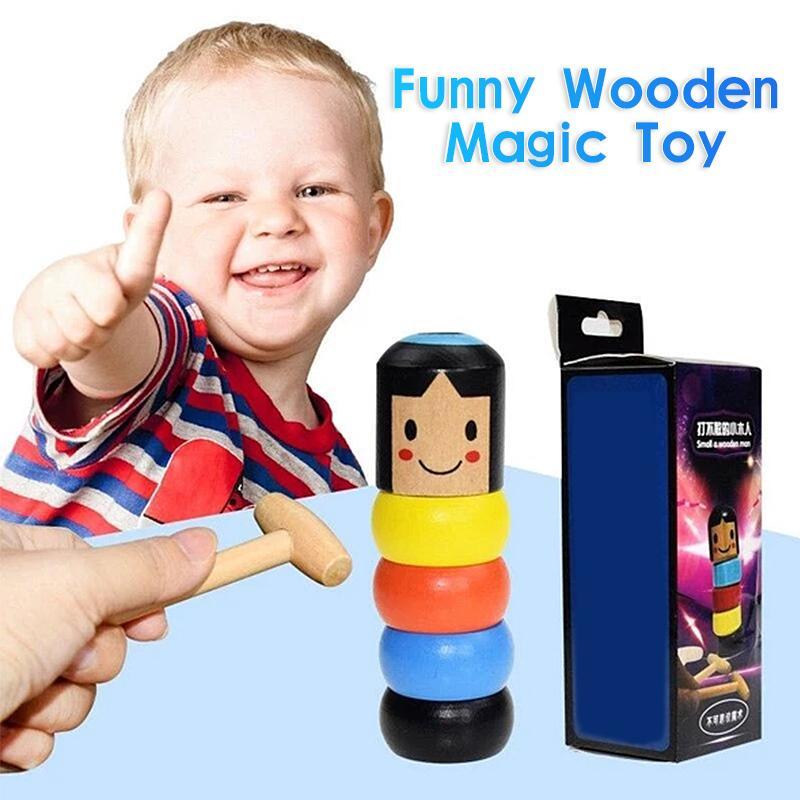 Colorfox™Unbreakable wooden Man Magic Toy