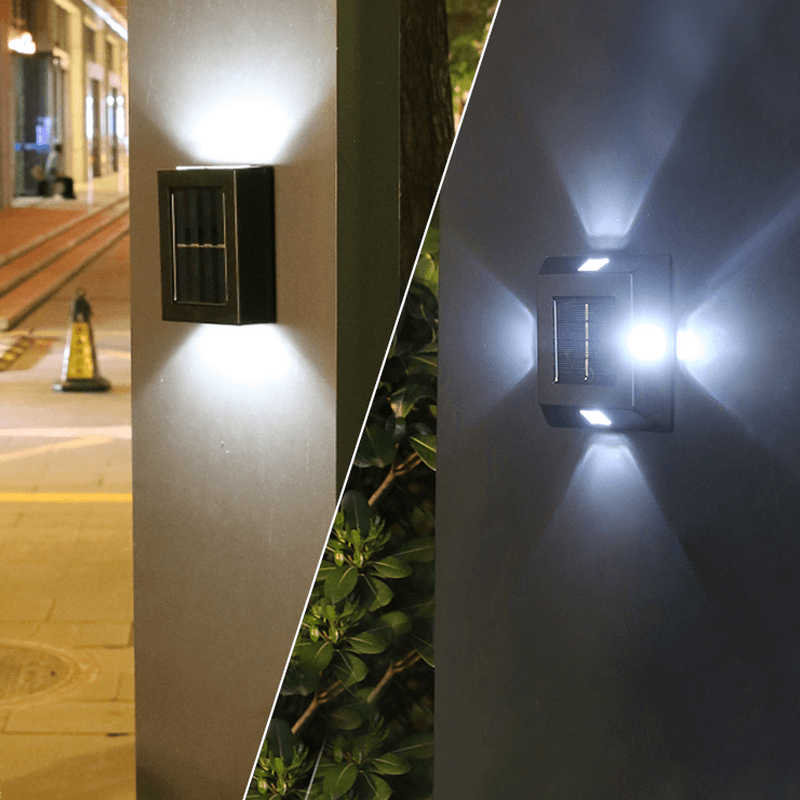 Outdoor Solar Patio Wall Decor Light