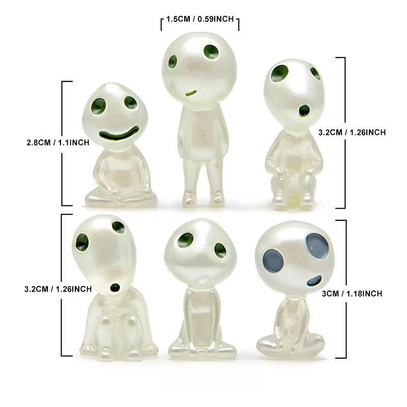 LUMINOUS GARDEN GHOST MINIATURE FIGURINES