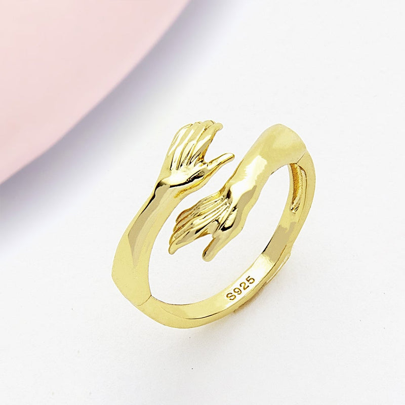 2022 New-Couple Hug Ring Romantic Gift