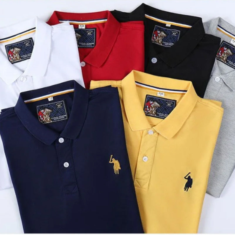 Embroidered polo shirt for men