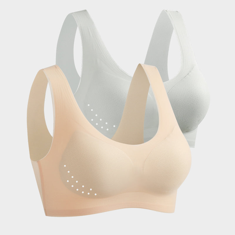 Women's Ultra-Thin Plus Size Ice Silk Comfort Bra